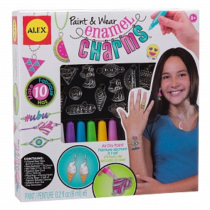 Набор для росписи подвесок эмалью и создания украшений, от 8 лет (Alex, 1724-alex)